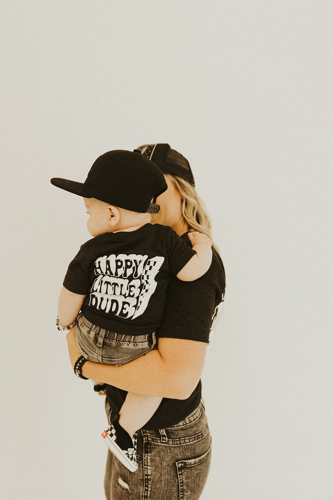 OG Happy Little Dude Tee - Charcoal