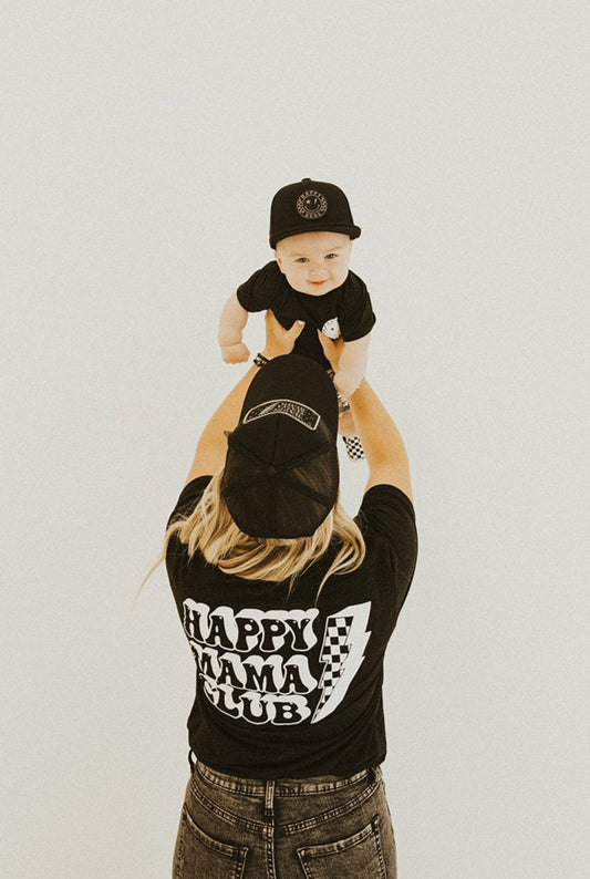 OG Happy Mama Club Tee - Charcoal