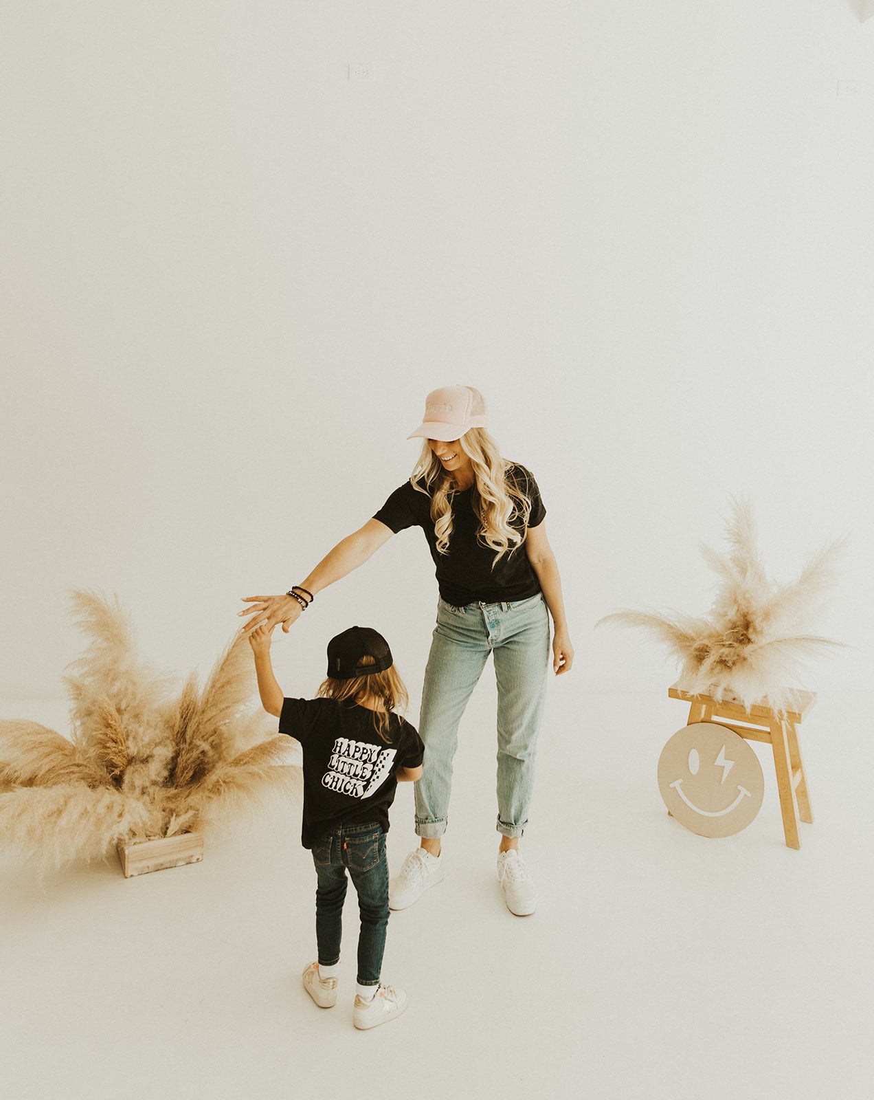 OG Happy Little Chick Tee - Charcoal